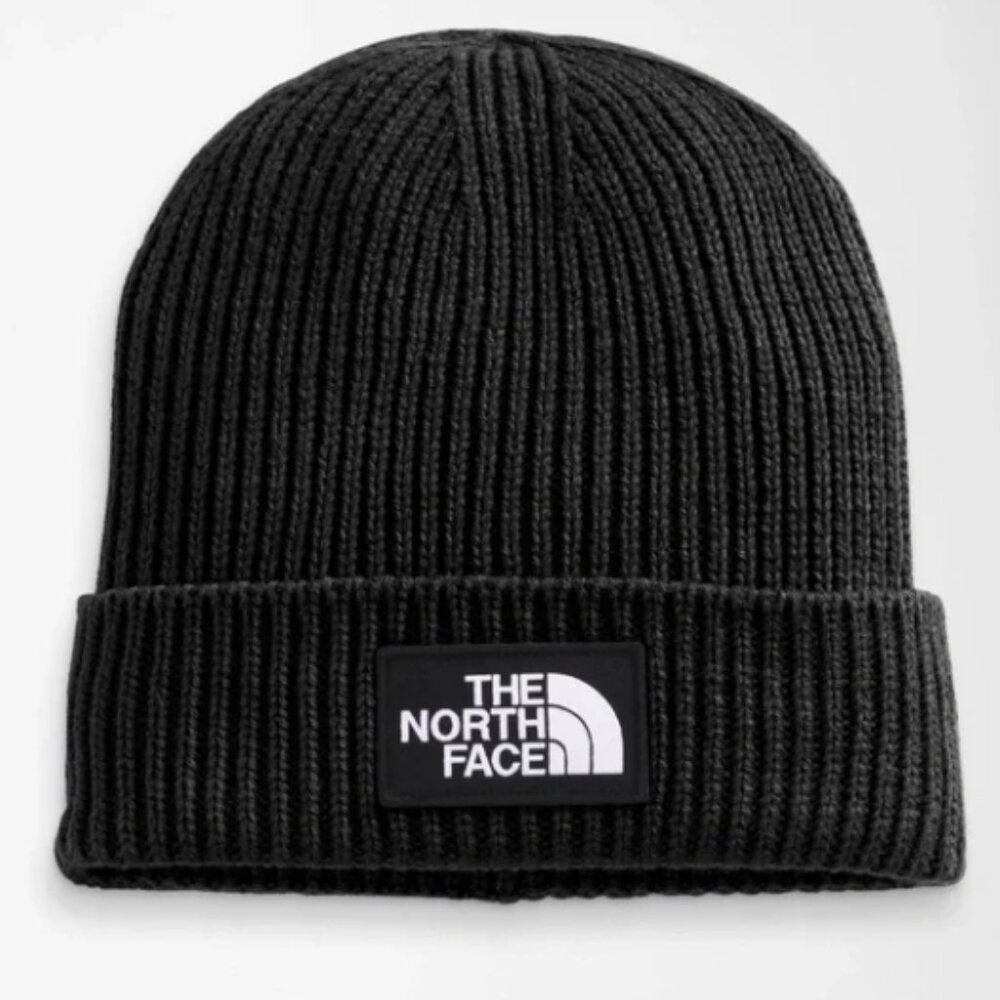THE NORTH FACE Box  Logo  Cuffed beanies Black  Classic NWT - UNISEX